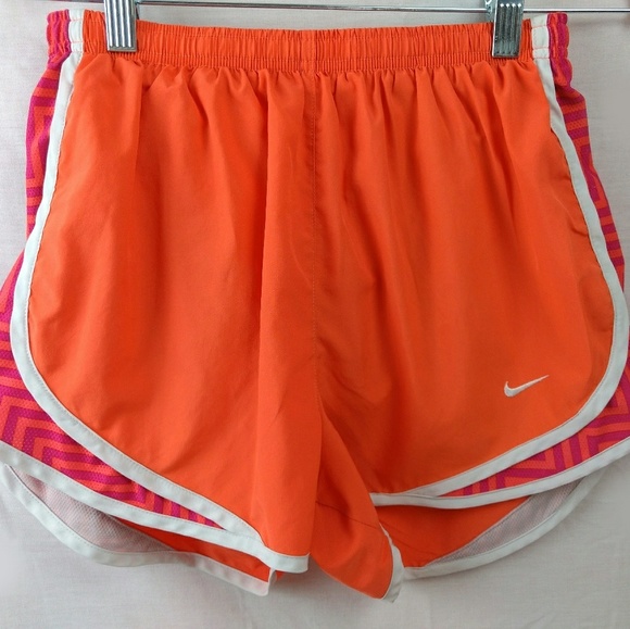 nike running shorts orange